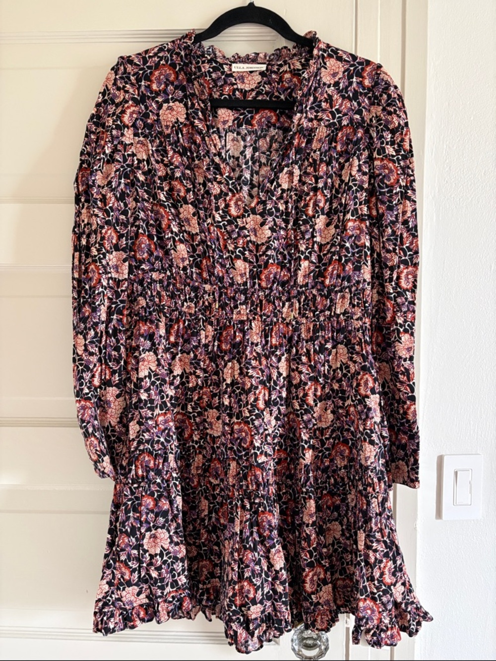 Ulla Johnson liv dress in midnight floral size 10